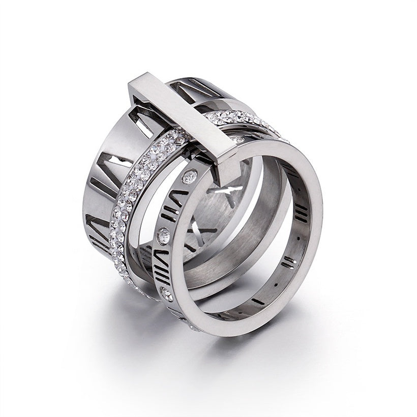 Anillo Multiple Números Romanos