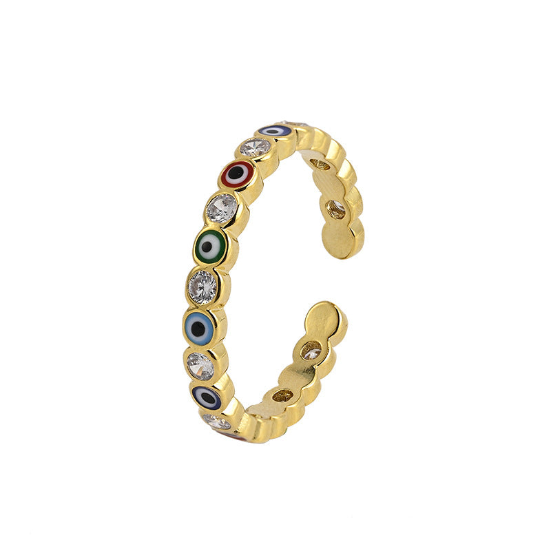 Anillo Delgado Ojo Ajustable
