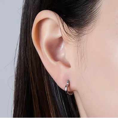 Aretes Corazón Plata De Ley 925