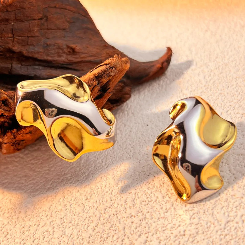 Aretes Irregular Acero Inoxidable