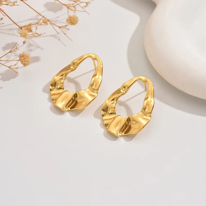 Aretes Asimétricos Acero Inoxidable