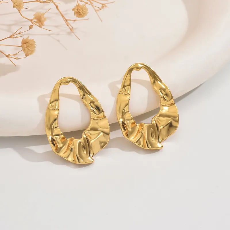 Aretes Asimétricos Acero Inoxidable