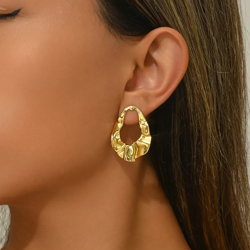 Aretes Asimétricos Acero Inoxidable