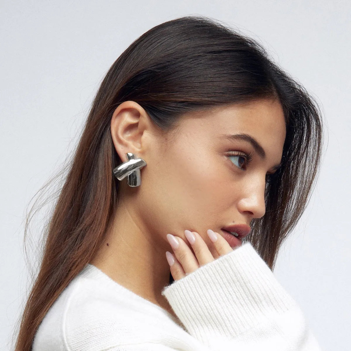 Aretes Estilo Vintage Acero Inoxidable