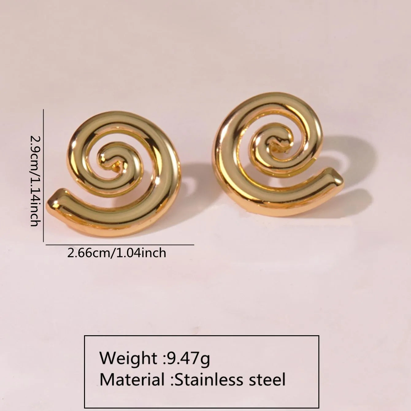 Aretes Espiral Acero Inoxidable