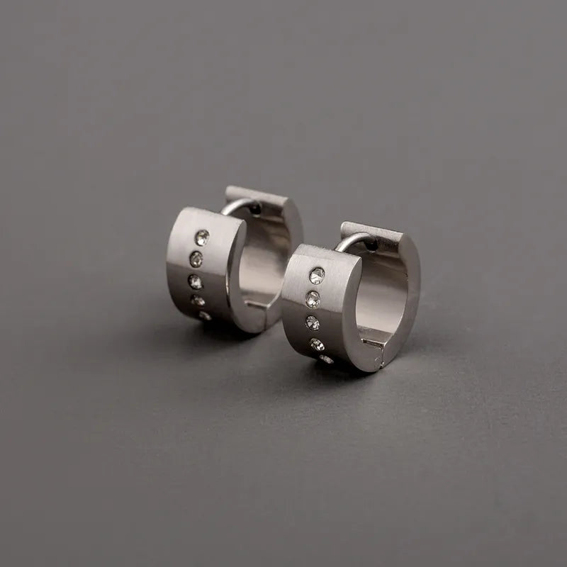 Par Aretes Acero Inoxidable