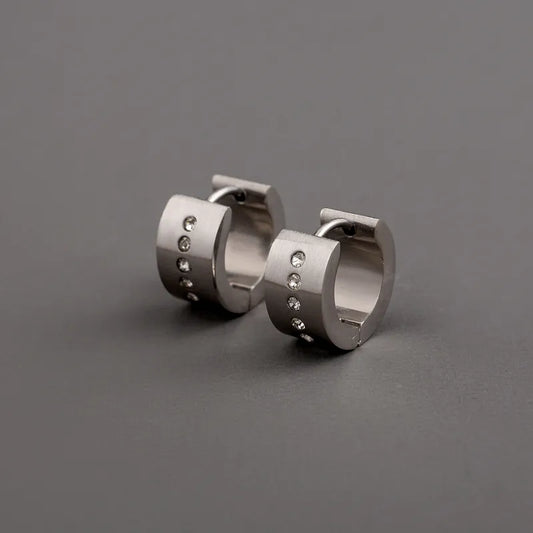 Par Aretes Acero Inoxidable