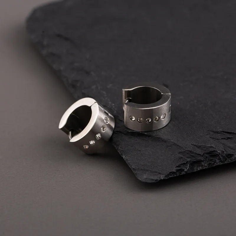 Par Aretes Acero Inoxidable
