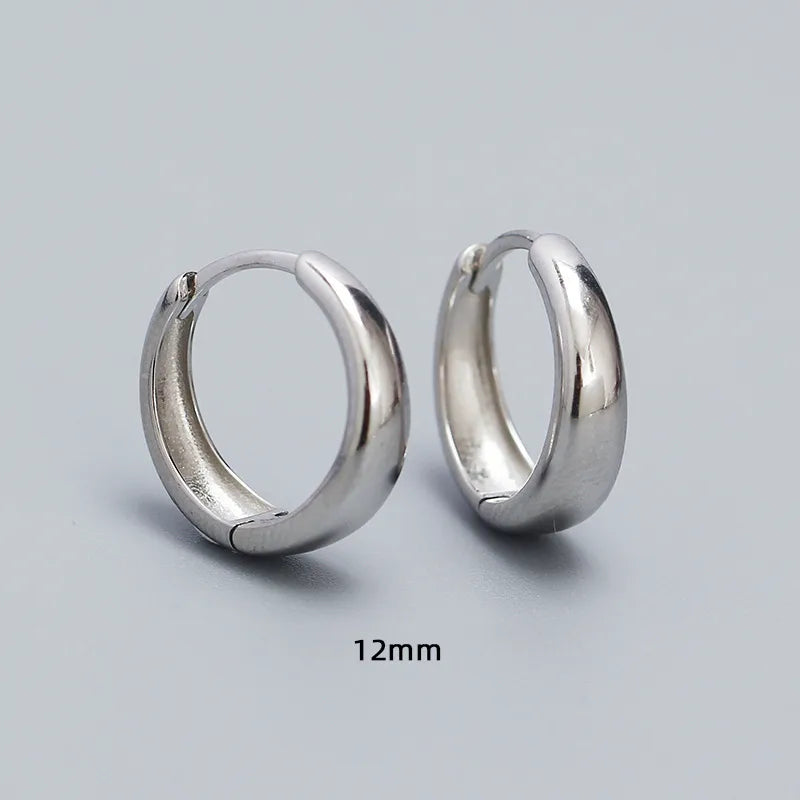 Arracadas 12 mm Plata 925