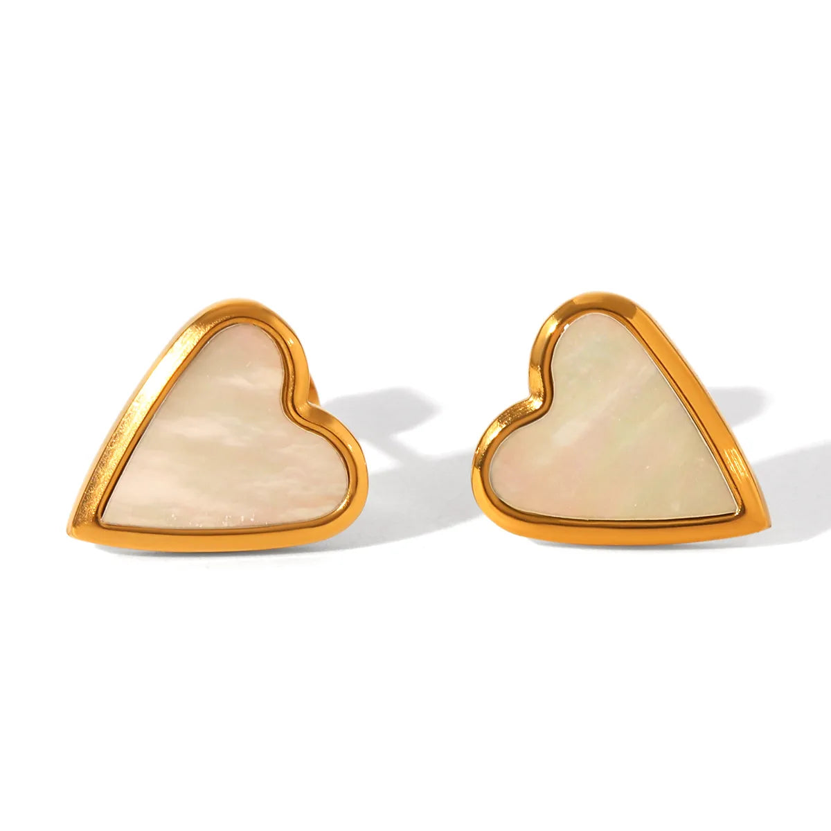 Aretes Corazón Acero Inoxidable