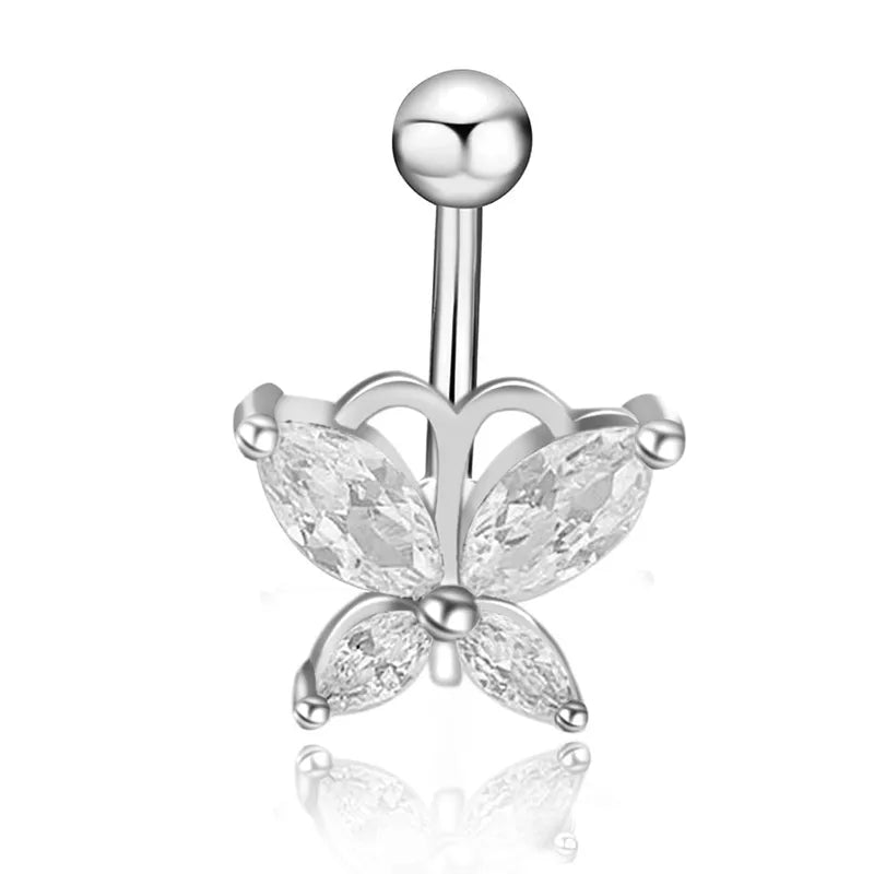 Piercing Mariposa Acero Inoxidable