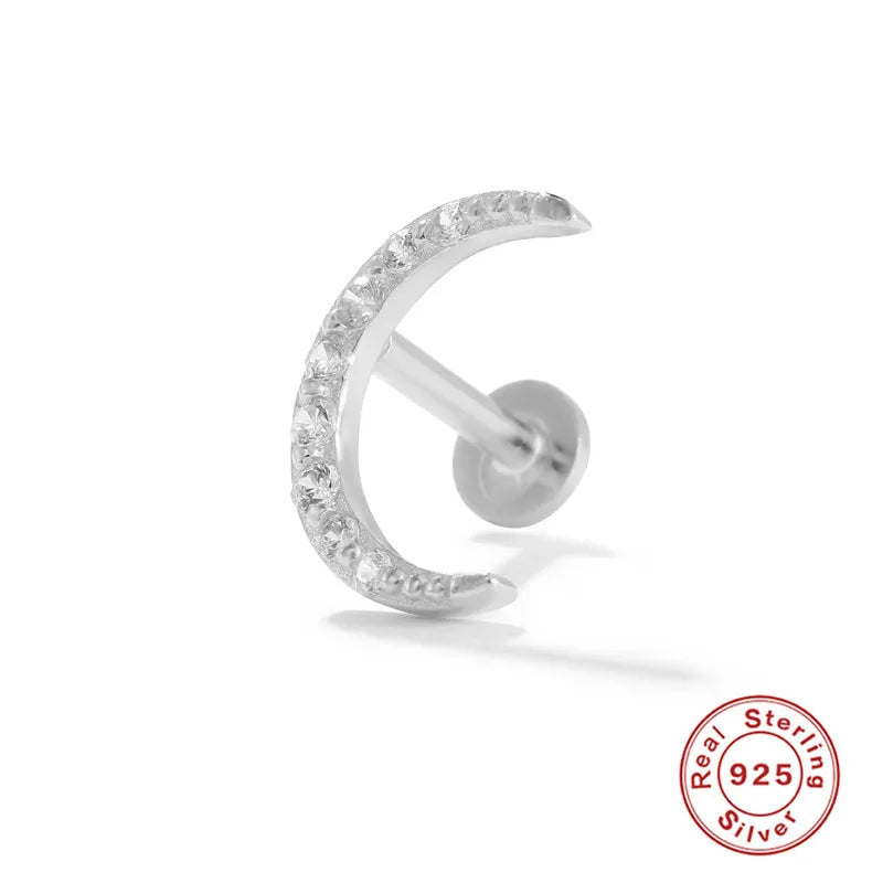Piercing Luna Circón