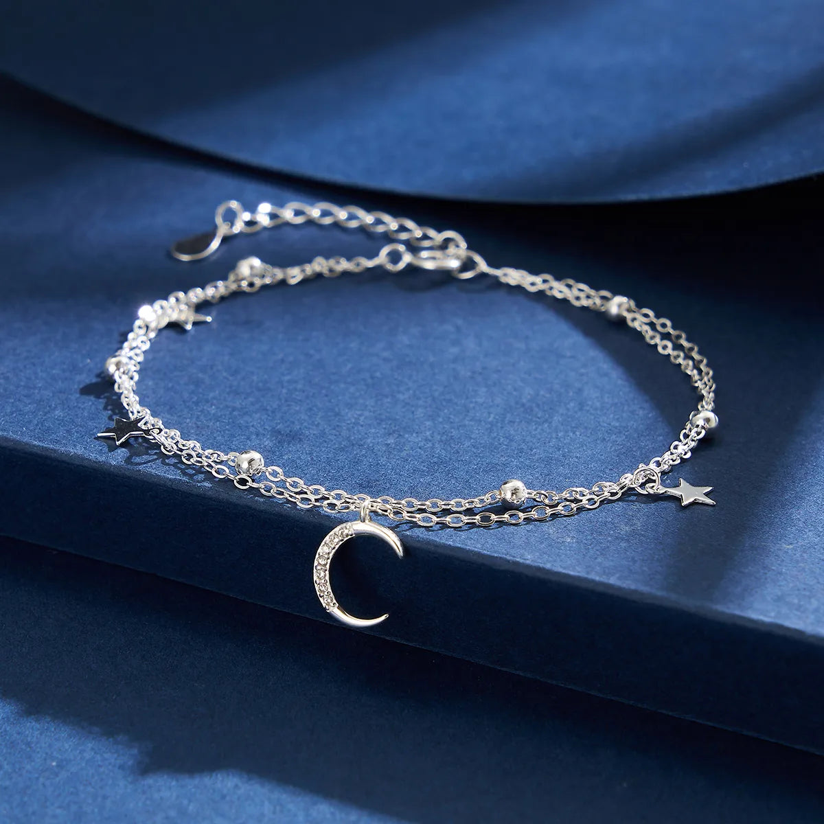Pulsera Estrella Luna Plata 925