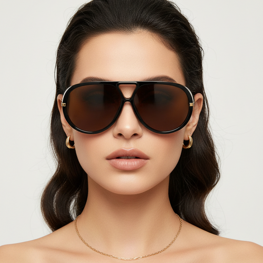 Gafas Sapo Café Negro