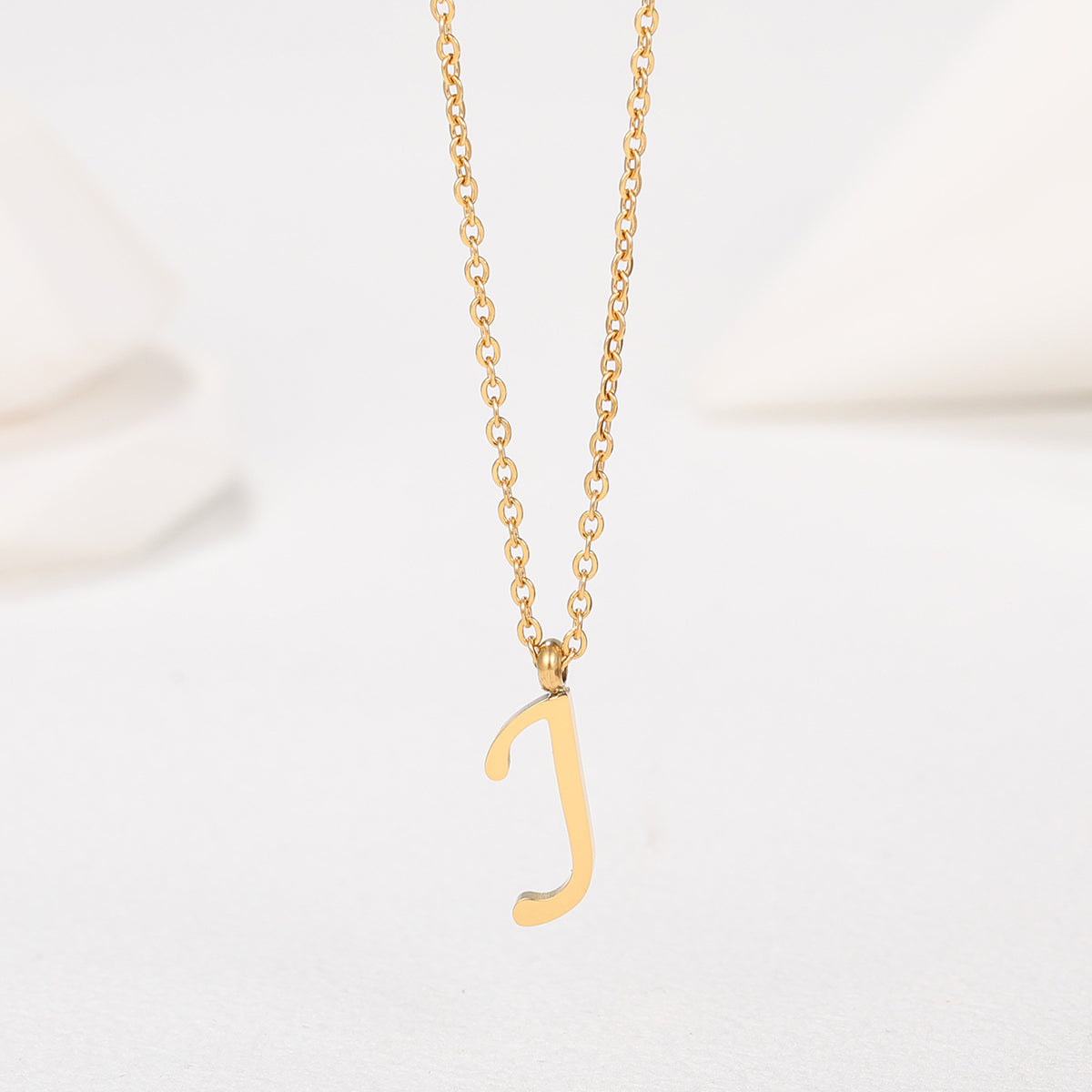 Collar Letra Acero Inoxidable