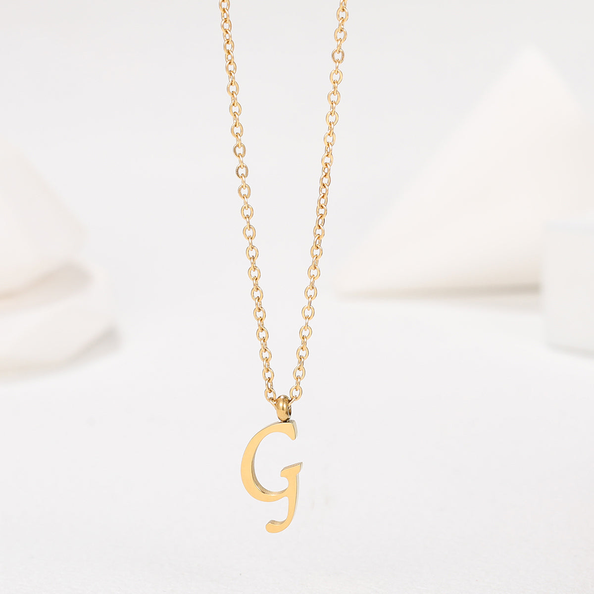 Collar Letra Acero Inoxidable