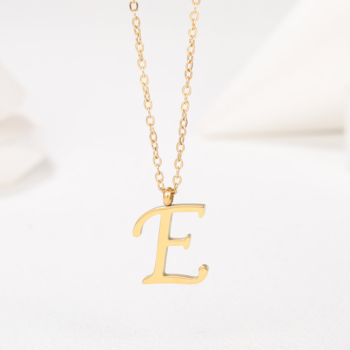 Collar Letra Acero Inoxidable