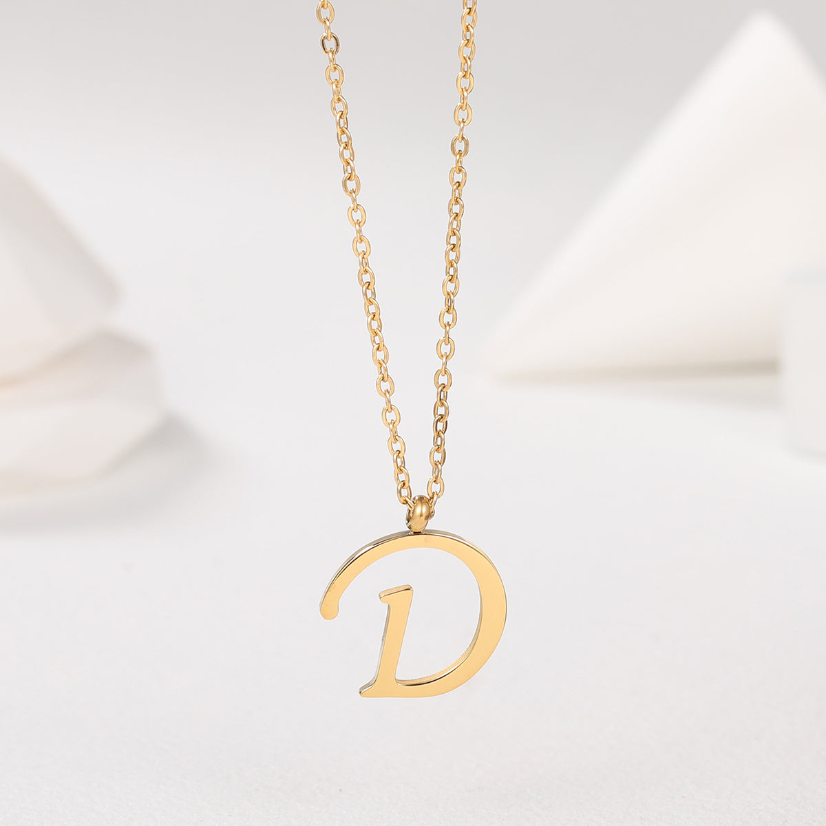Collar Letra Acero Inoxidable