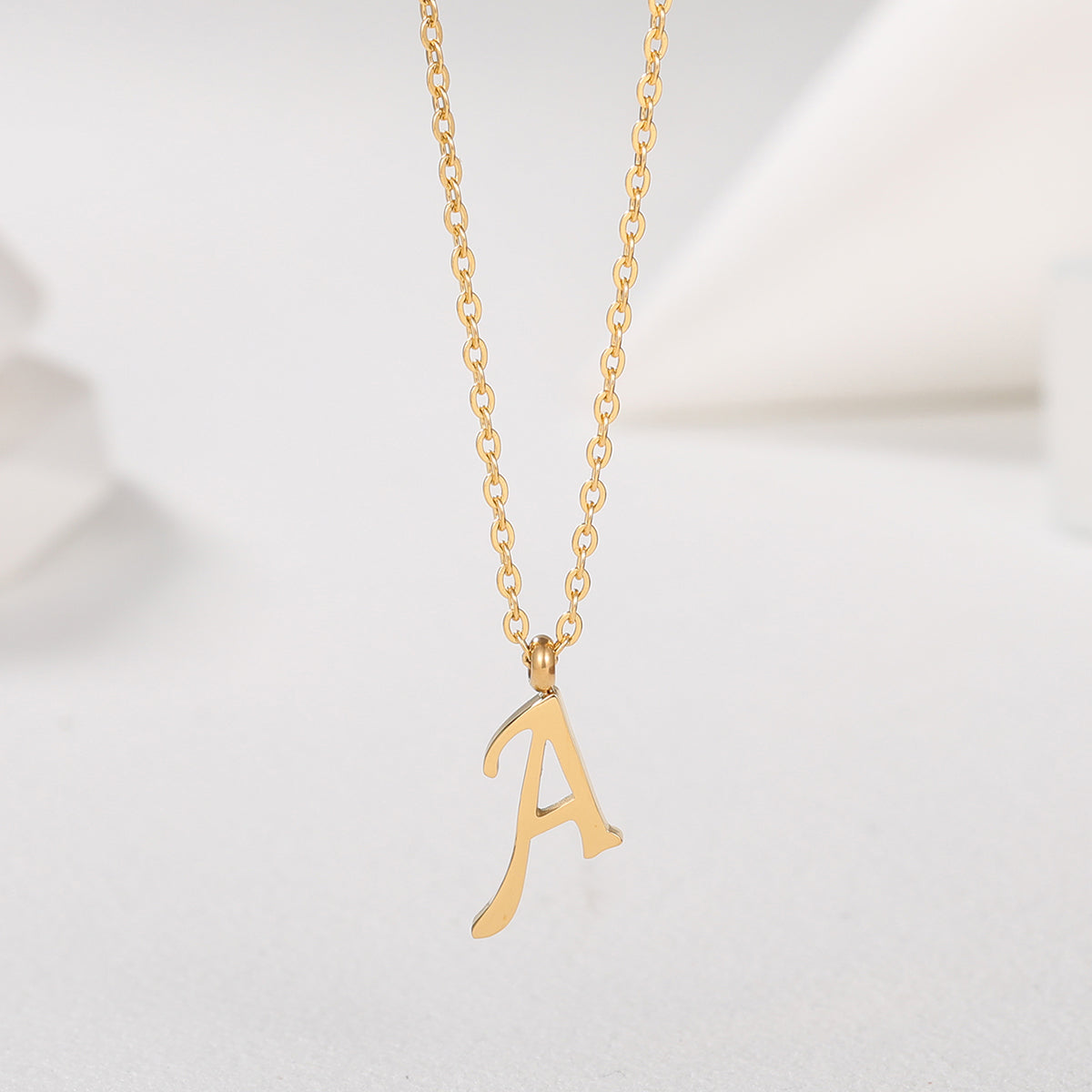 Collar Letra Acero Inoxidable