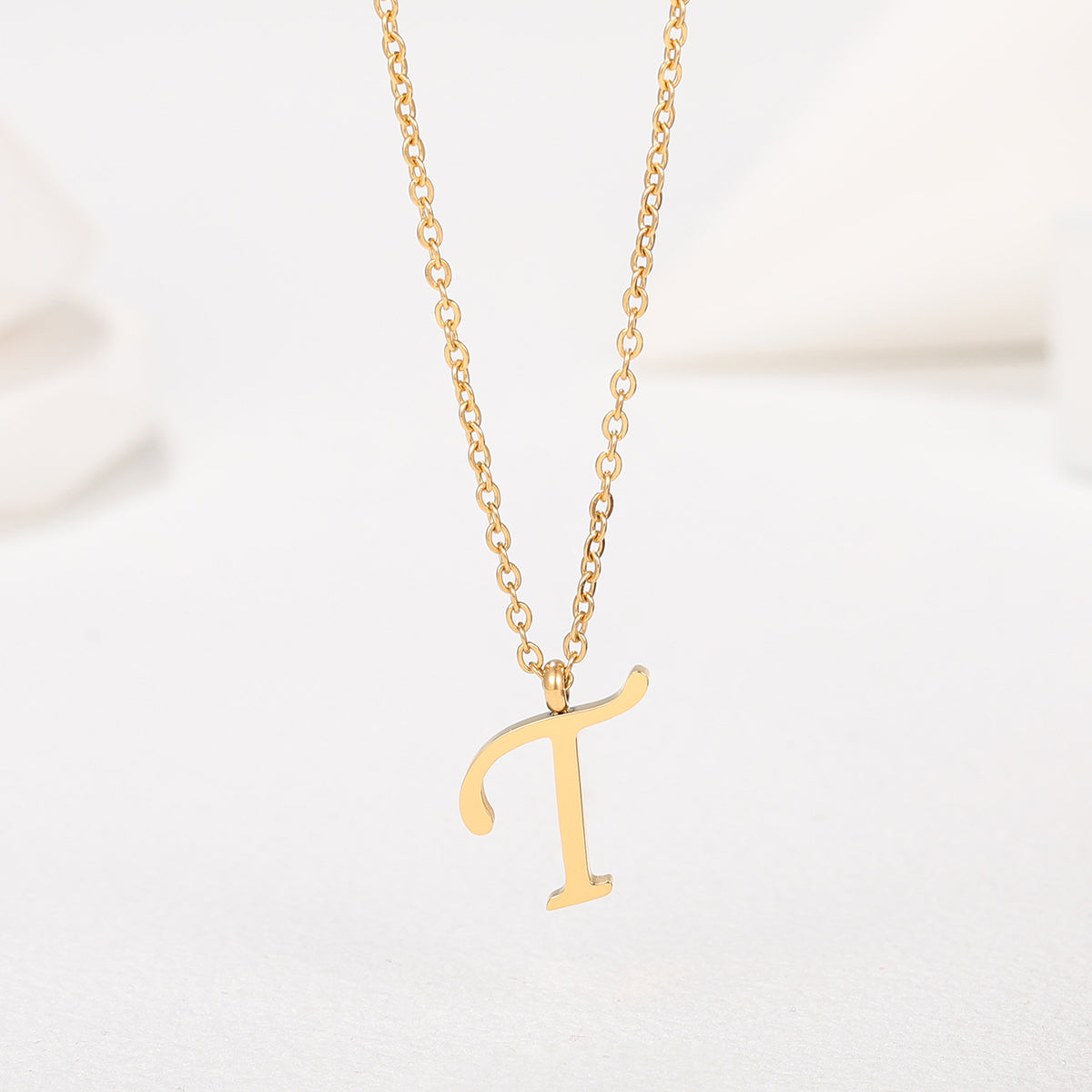 Collar Letra Acero Inoxidable