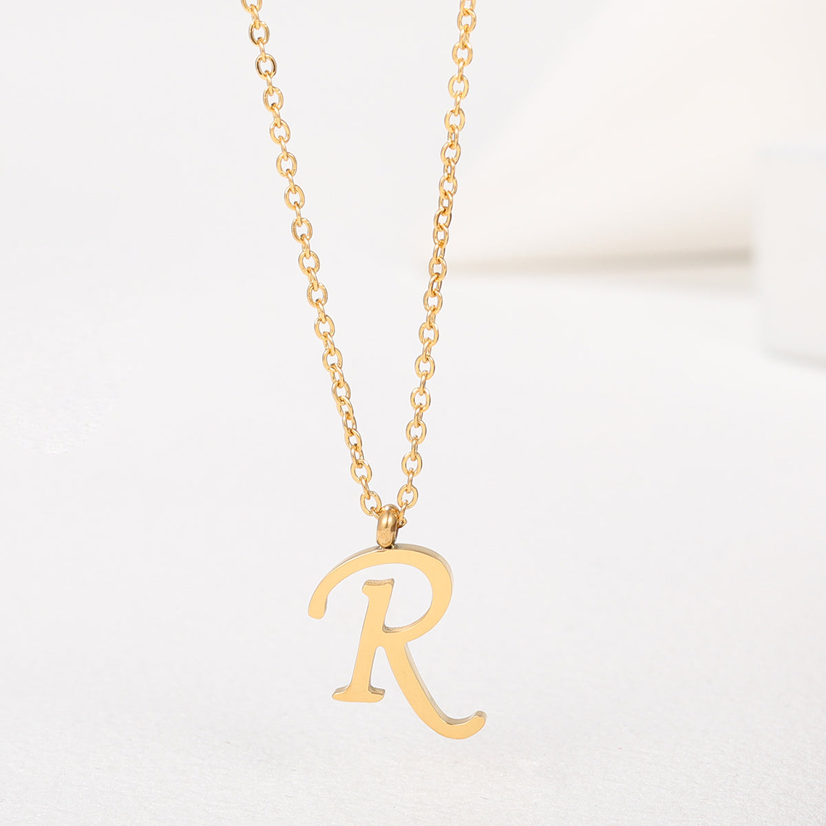 Collar Letra Acero Inoxidable