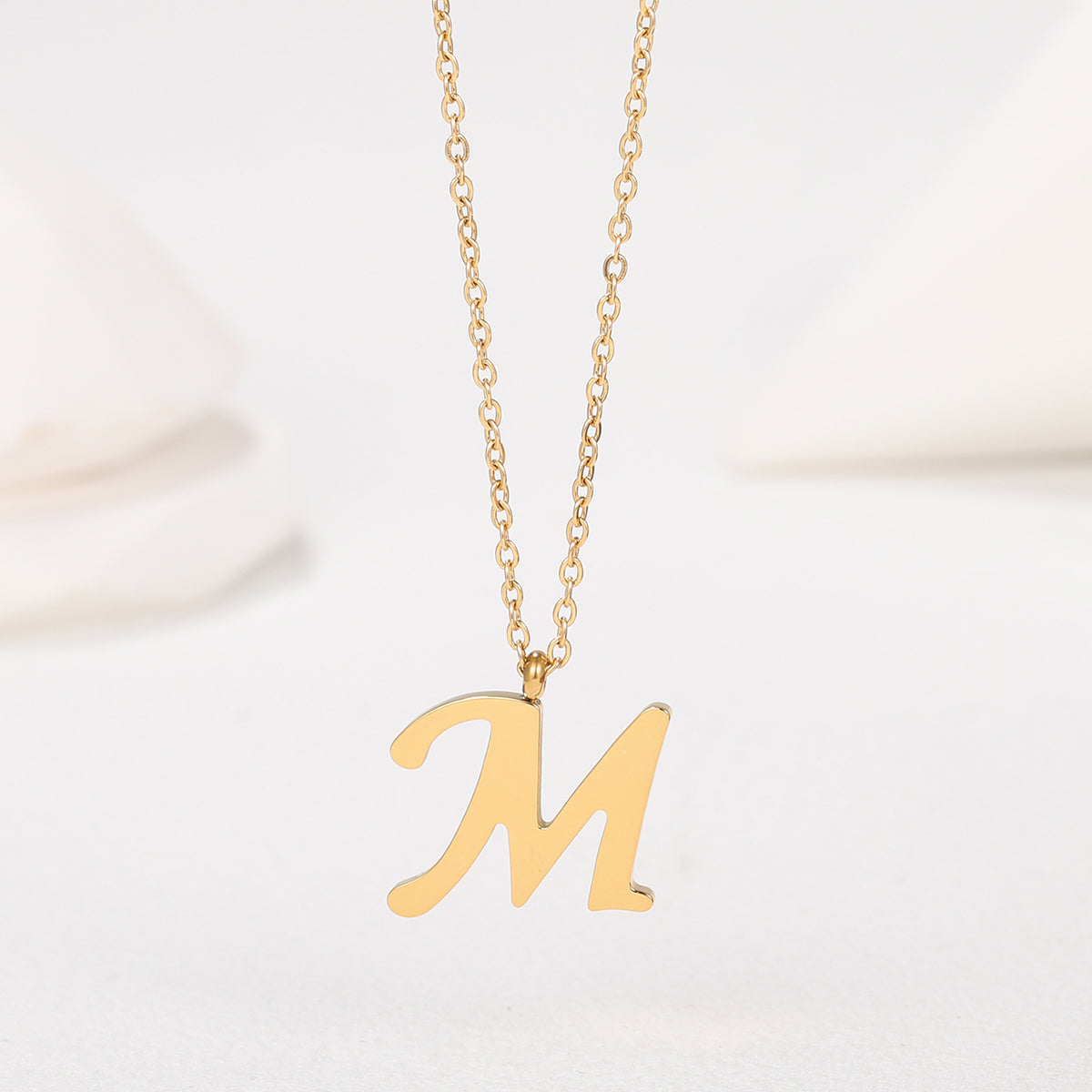 Collar Letra Acero Inoxidable