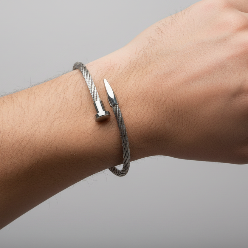 Pulsera Clavo Acero Inoxidable