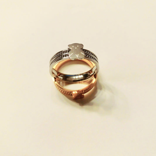Anillo Oso Acero Inoxidable