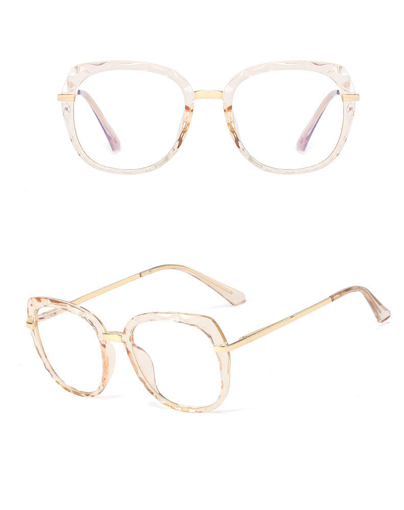 Gafas Transparentes Facetadas Anti-luz Azul