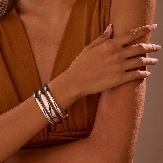 Pulsera Abierta Acero Inoxidable