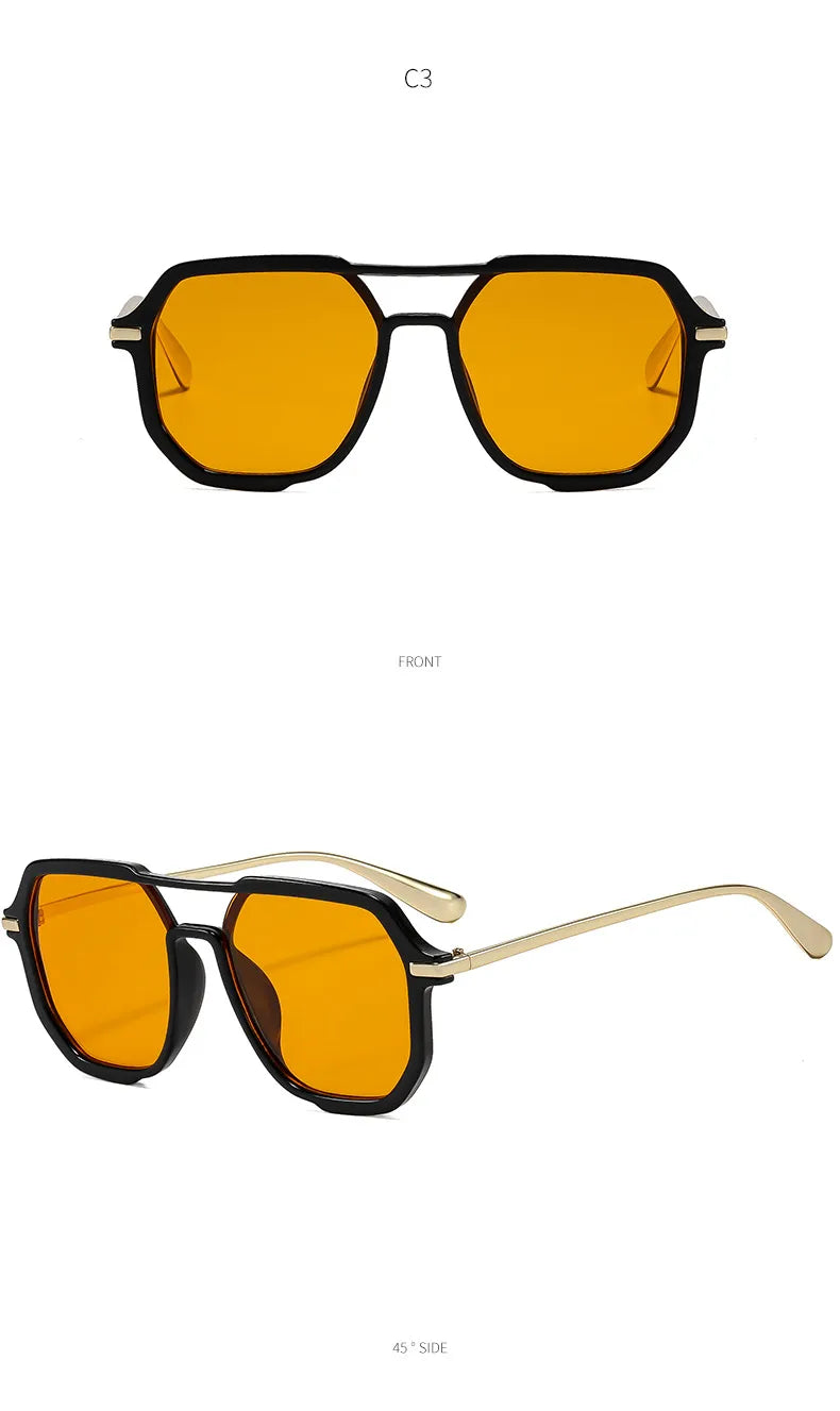 Gafas Sol Grandes Marco Negro