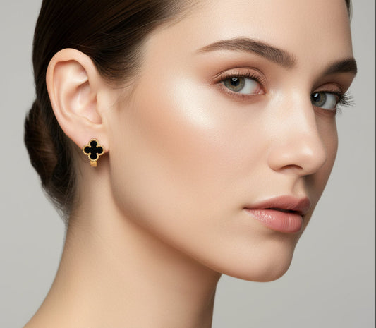 Huggies Trébol Negro Acero Inoxidable