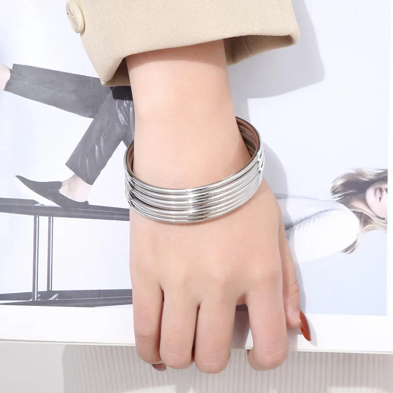 Set Pulseras Acero Inoxidable