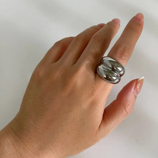 Anillo Grueso Acero Inoxidable