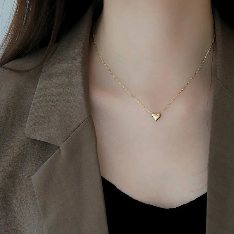 Collar Corazón Acero Inoxidable