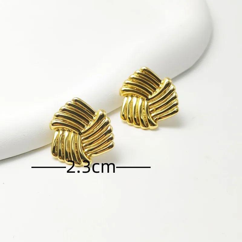 Aretes Irregular Acero Inoxidable