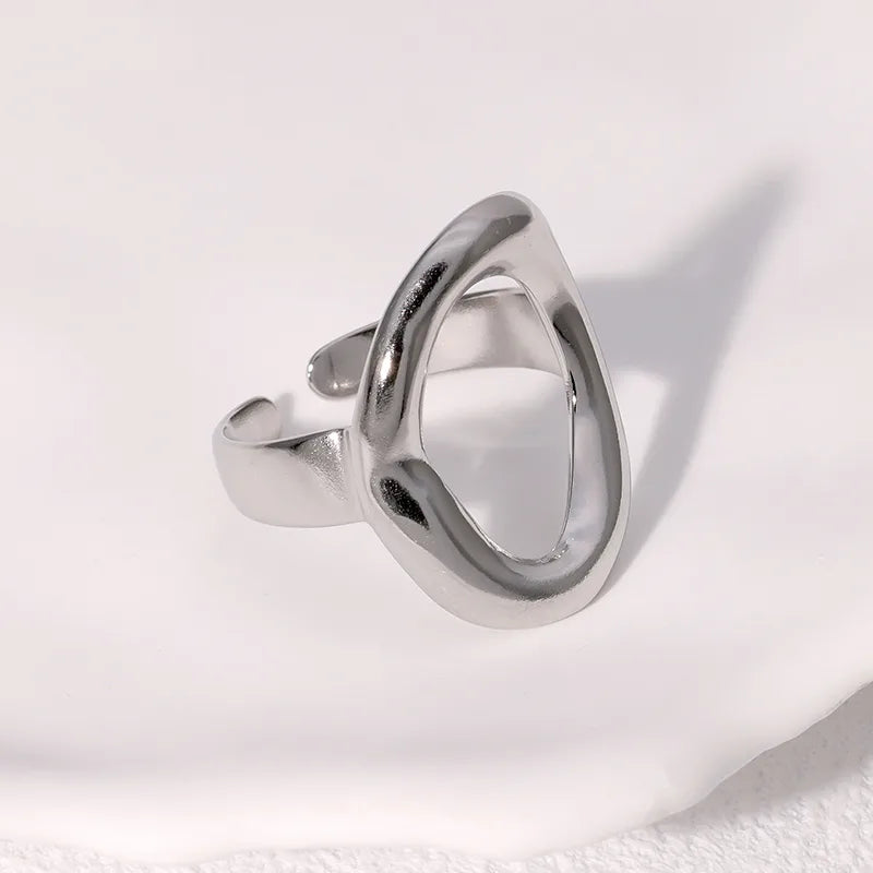 Anillo Abierto Acero Inoxidable
