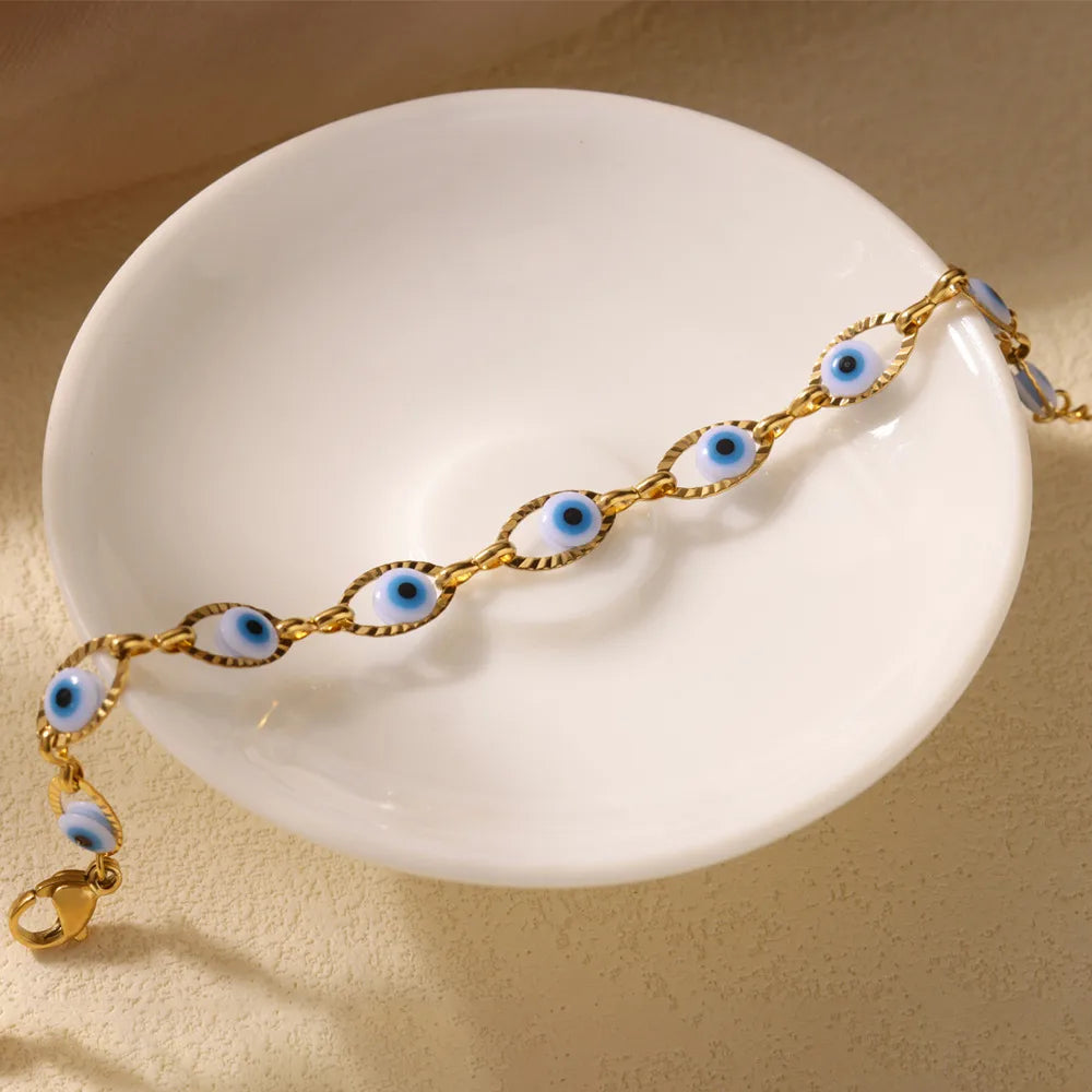 Pulsera Ojos Acero Inoxidable