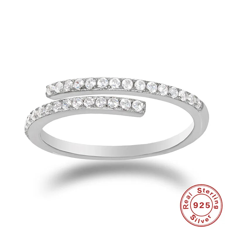 Anillo Abierto Plata Esterlina S925