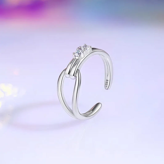 Anillo Ajustable Plata 925