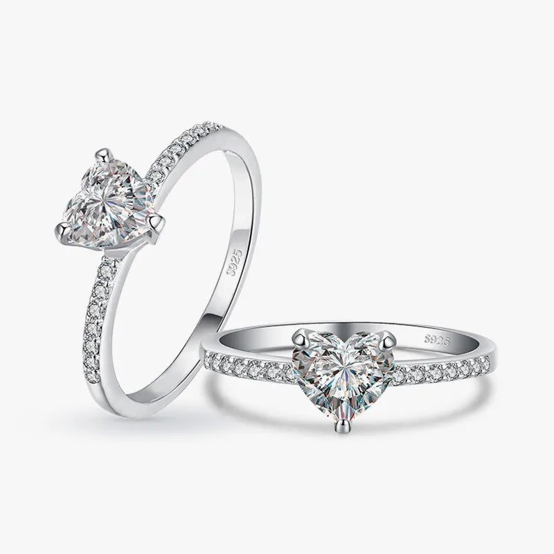 Anillo Corazón Plata Esterlina