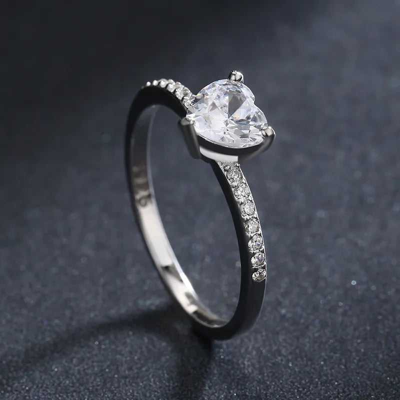 Anillo Corazón Plata Esterlina