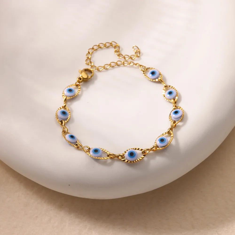 Pulsera Ojos Acero Inoxidable