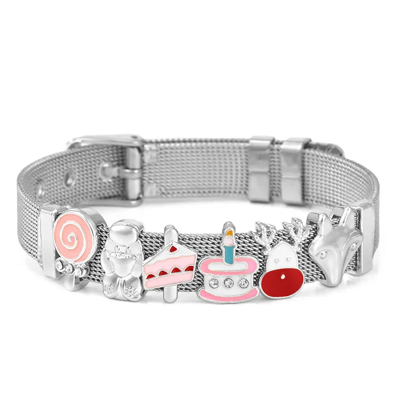 Pulsera Pastel Paleta Acero Inoxidable