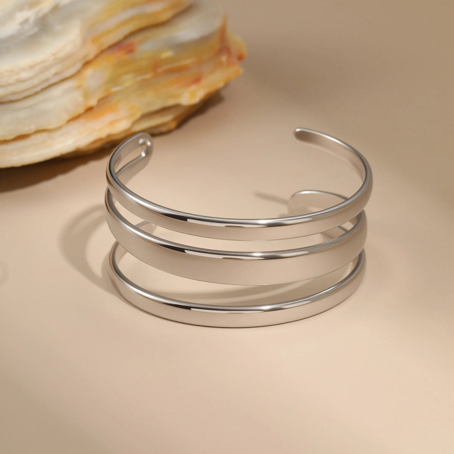 Pulsera Abierta Acero Inoxidable