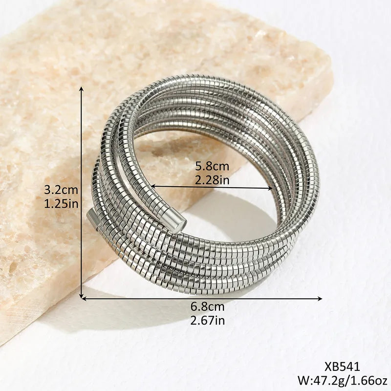 Pulsera Múltiple Acero Inoxidable