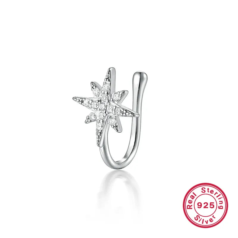 Piercing Estrella Plata Esterlina