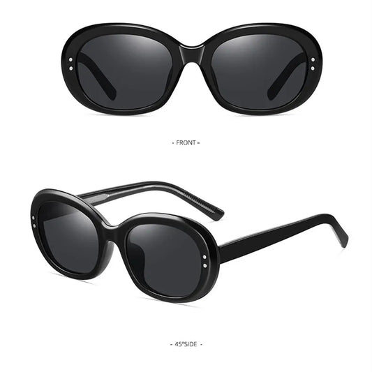 Gafas Negras Marco Ovalado