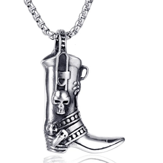 Collar Botas Acero Inoxidable
