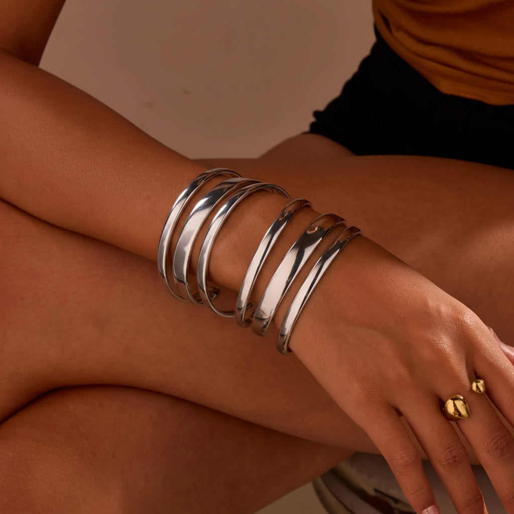 Pulsera Abierta Acero Inoxidable